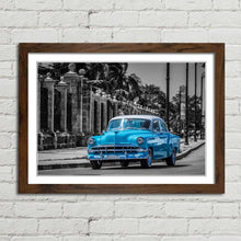 Load image into Gallery viewer, Havana Cuba Blue Classic Car