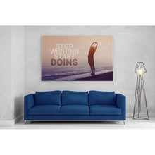 Load image into Gallery viewer, Stop Wishing Start Doing Motivational Quote