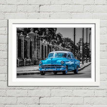Load image into Gallery viewer, Havana Cuba Blue Classic Car