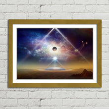 Load image into Gallery viewer, Alien Spaceship Near Planet Earth