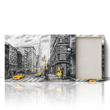 Load image into Gallery viewer, New York Street Empire State Oil Painting