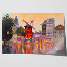 Load image into Gallery viewer, Moulin Rouge Paris Oil Painting