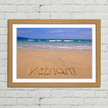 Load image into Gallery viewer, Vietnam Sign in Sand Beach