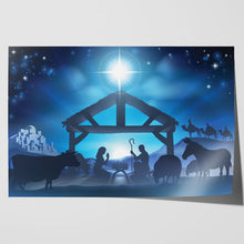 Load image into Gallery viewer, Christmas Nativity Scene Star Manger Crib