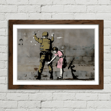 Load image into Gallery viewer, Banksy Girl Searching Soldier
