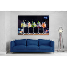 Load image into Gallery viewer, Gin in Wine Glasses on a Bar