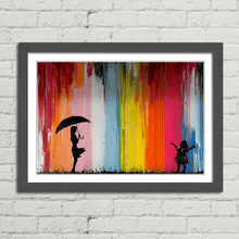 Load image into Gallery viewer, Banksy Inspired Girl with Umbrella