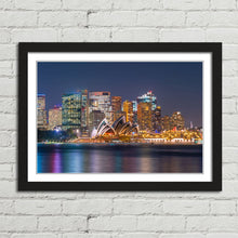 Load image into Gallery viewer, Sydney Harbour Skyline at Night