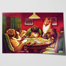 Load image into Gallery viewer, Dogs Playing Cards Coolidge Vintage