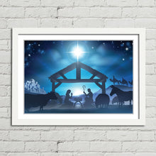 Load image into Gallery viewer, Christmas Nativity Scene Star Manger Crib