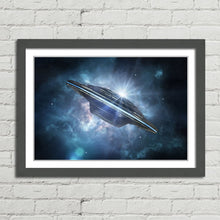 Load image into Gallery viewer, Alien Spaceship UFO in Deep Space