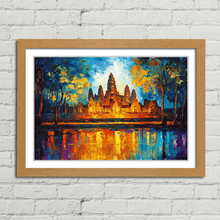Load image into Gallery viewer, Angkor Wat Leonid Afremov Inspired