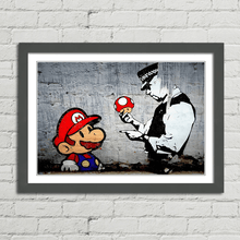 Load image into Gallery viewer, Mario Cop Police Banksy