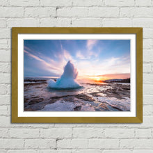 Load image into Gallery viewer, Geyser Eruption in Reykjavik Iceland