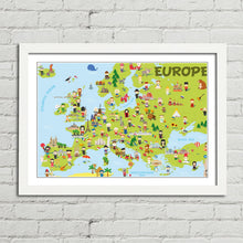 Load image into Gallery viewer, Europe Map Kids Learning Nationalities