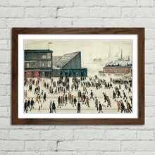 Load image into Gallery viewer, LS Lowry Going To The Match Painting