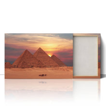 Load image into Gallery viewer, Ancient Pyramids at Sunset Giza