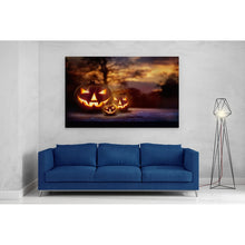 Load image into Gallery viewer, Spooky Pumpkin Sunset Halloween