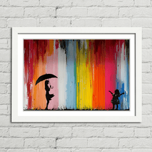 Load image into Gallery viewer, Banksy Inspired Girl with Umbrella