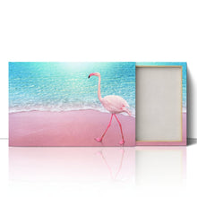 Load image into Gallery viewer, Pink Flamingo on Beach Aruba