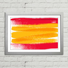 Load image into Gallery viewer, Spain Flag Brush Paint