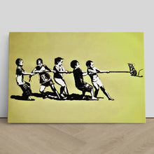 Load image into Gallery viewer, Banksy Blek Le Rat Inspired Tug of War