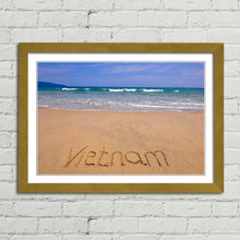 Load image into Gallery viewer, Vietnam Sign in Sand Beach