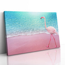 Load image into Gallery viewer, Pink Flamingo on Beach Aruba