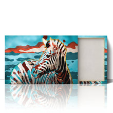 Load image into Gallery viewer, Zebra in Abstract Colours