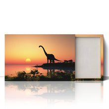 Load image into Gallery viewer, Dinosaur Brachiosaurus Sunset Mesozoic