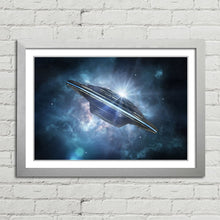 Load image into Gallery viewer, Alien Spaceship UFO in Deep Space