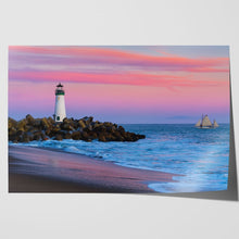 Load image into Gallery viewer, Walton Lighthouse at Sunset