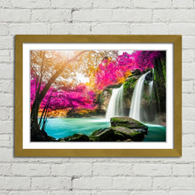 Load image into Gallery viewer, Waterfall in Colourful Autumn Forest