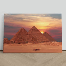 Load image into Gallery viewer, Ancient Pyramids at Sunset Giza