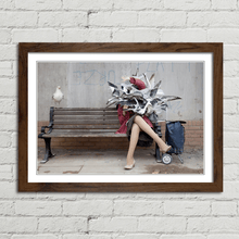 Load image into Gallery viewer, Banksy Seagull Attack