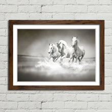 Load image into Gallery viewer, White Horses Running