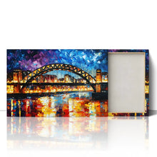 Load image into Gallery viewer, Tyne Bridge Leonid Afremov Inspired