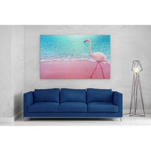Load image into Gallery viewer, Pink Flamingo on Beach Aruba