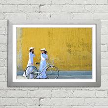Load image into Gallery viewer, Traditional Girls on Bikes Hoi An