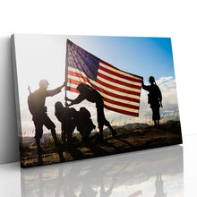 Load image into Gallery viewer, American Soldiers Raising the Flag