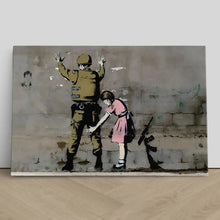 Load image into Gallery viewer, Banksy Girl Searching Soldier