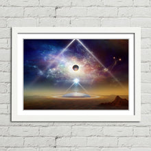 Load image into Gallery viewer, Alien Spaceship Near Planet Earth