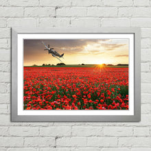 Load image into Gallery viewer, Spitfire at Sunset Poppy Field