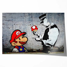Load image into Gallery viewer, Mario Cop Police Banksy