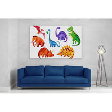 Load image into Gallery viewer, Cartoon Watercolour Dinosaurs Kids
