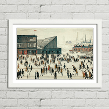 Load image into Gallery viewer, LS Lowry Going To The Match Painting