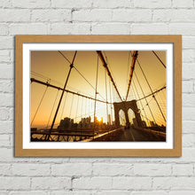 Load image into Gallery viewer, Brooklyn Bridge New York City Sunset