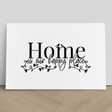 Load image into Gallery viewer, Home is our Happy Place Quote