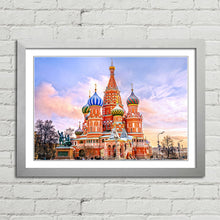 Load image into Gallery viewer, St Basils Cathedral Winter Red Square Moscow