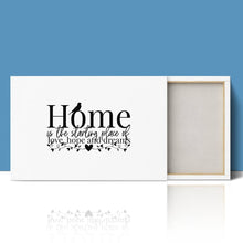 Load image into Gallery viewer, Home is Love, Hope, Dreams Quote